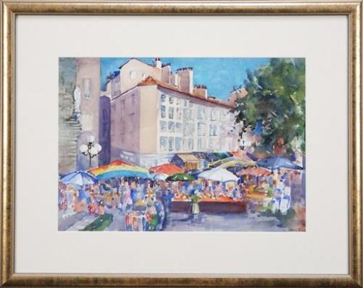 Market in Aix by Lexie Thiele
