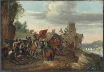 The Battle of the Milvian Bridge by Otto van Veen