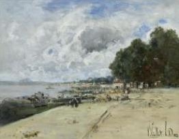 Le Quai de Bercy on the Seine in Paris by Victor Viollet-le-Duc