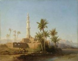 Oasis in Egypt by Ivan Aivazovsky, Circa 1870