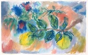 Bellflowers and Lemons by Johan Peter Pernath, 1966