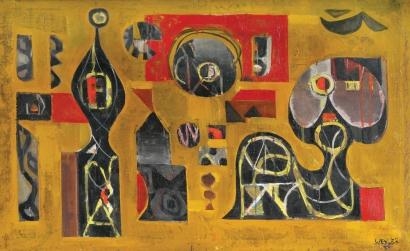 Two Women by Jacob Wexler, 1954