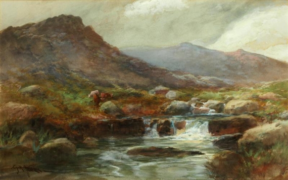 Highland Cattle by George Henry Jenkins