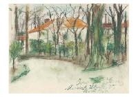 Maison de Sante du Docteur Esquirol, Ivry-sur-Seine(Val-de-Marne) by Maurice Utrillo, 1924