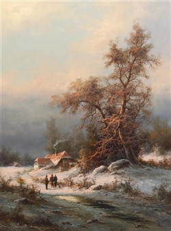 Winter Eve - Ludwig Muninger