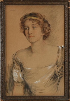 PORTRAIT OF A YOUNG LADY - William Henry Hyde