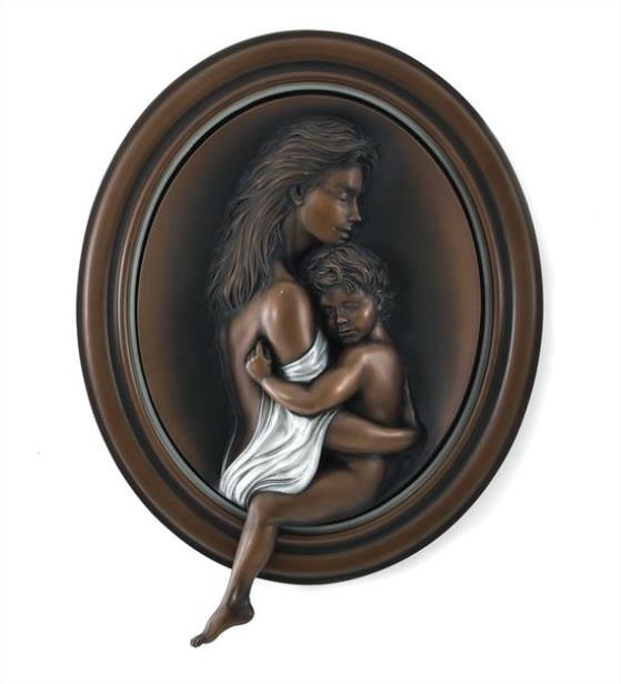 Artwork by Bill Mack, CHERISH, Made of bonded bronze alto-relief