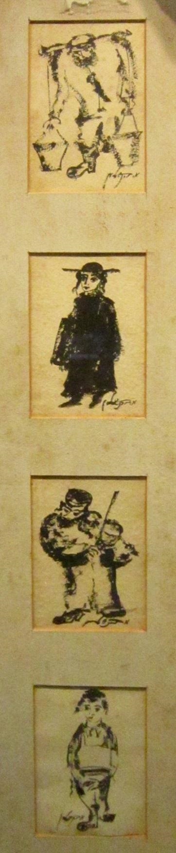 Moshe Bernstein | Four Jews | MutualArt
