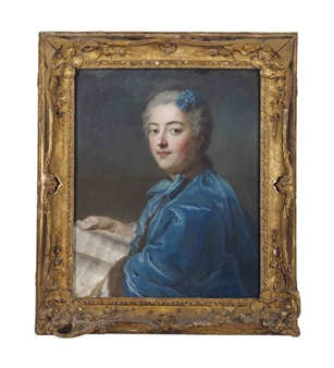 Portrait de la princesse de Rohan - Maurice Quentin de La Tour