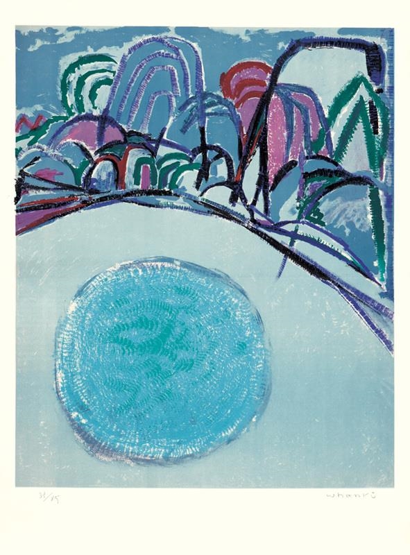 Kim Whanki Mountains (1958) MutualArt