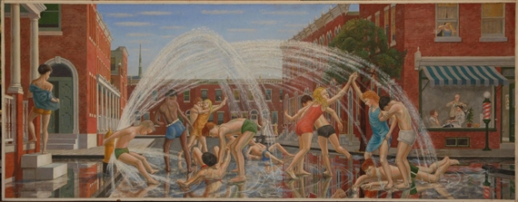 CITY BATHERS by James P. Bonelli