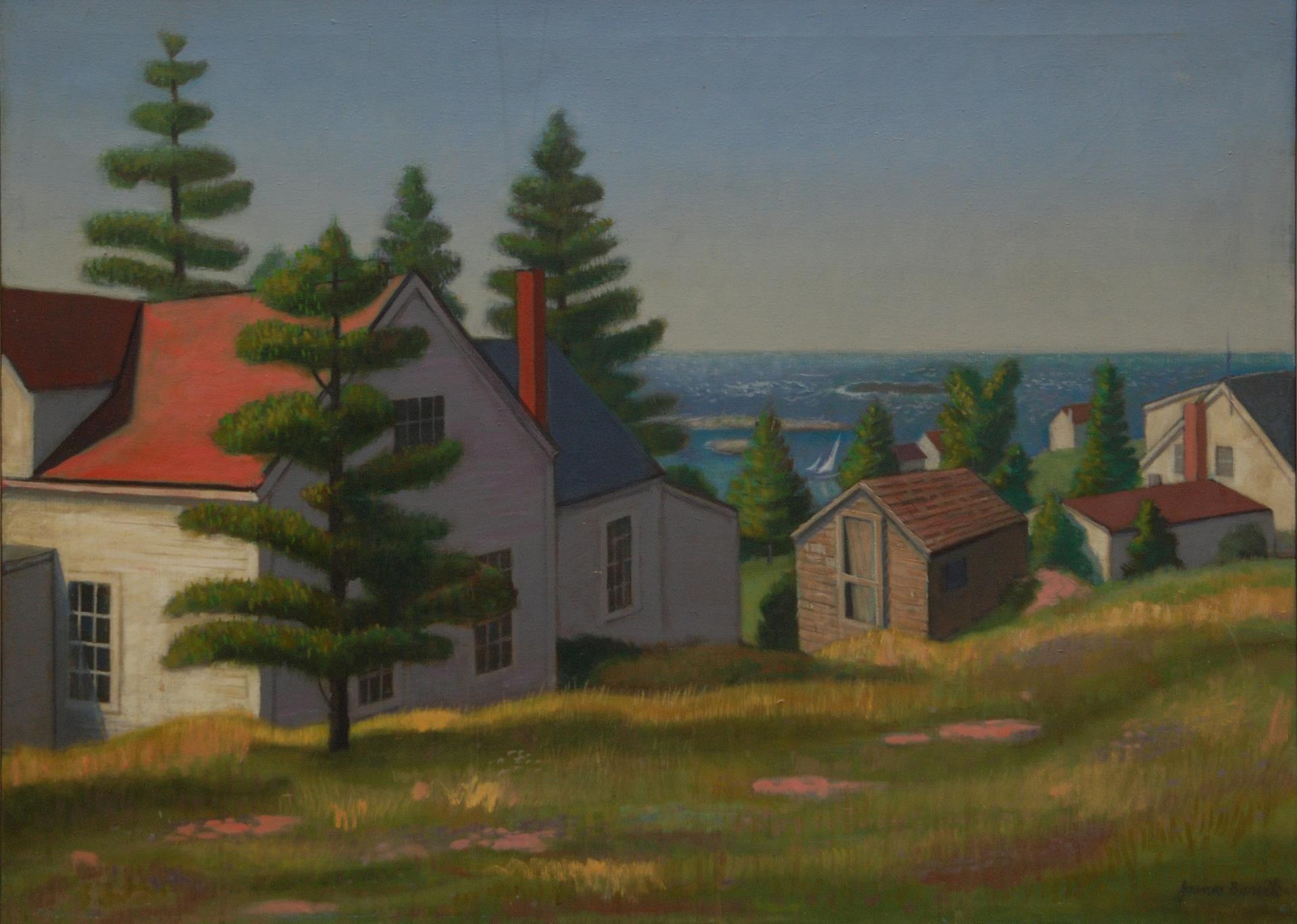 Artwork by James P. Bonelli, MORNING, Made of oil painting on canvas