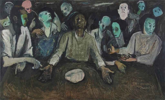 The Last Supper by Hassan Soliman, 1967