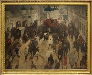 The Elephant and Castle Horse Auction - James Bateman