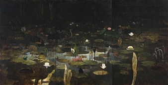 NIGHT POOL - Lawrence Daws
