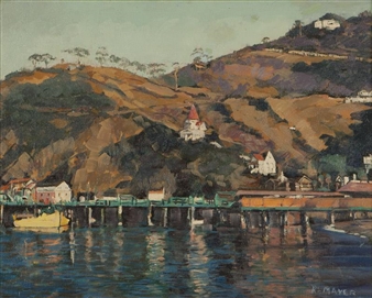 View of Avalon Harbor - R. Mayer