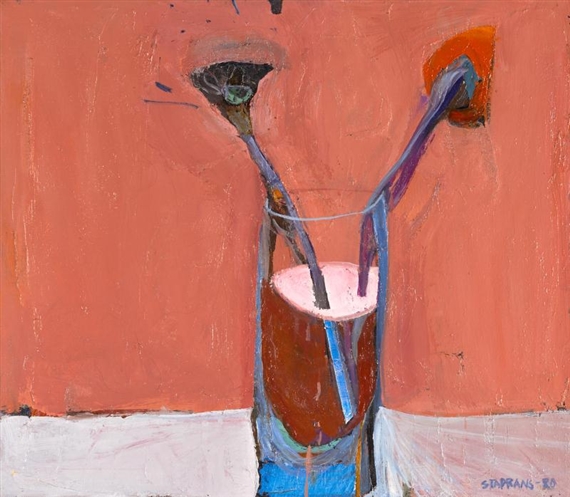 Study in Orange and Black by Raimonds Staprans, 1980