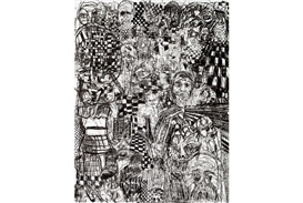 Exhibition of new drawings and prints by Locust Jones opens at David Krut Projects