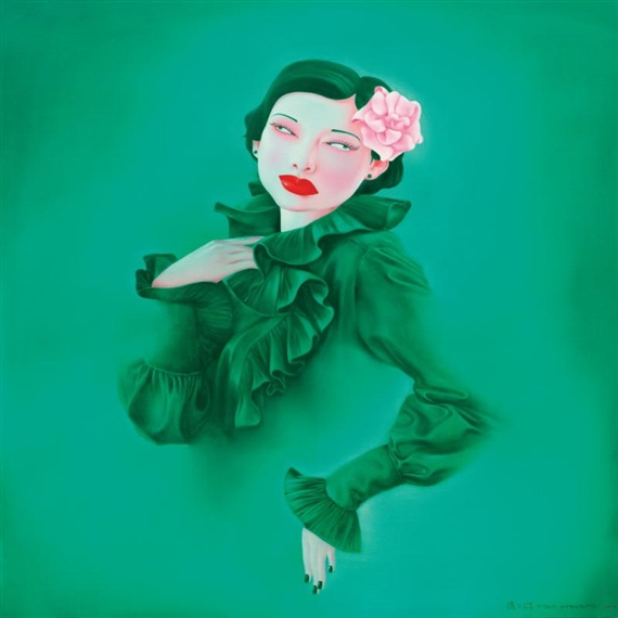 Feng Zhengjie | Portrait Series 2012 No.01 (2013) | MutualArt