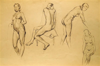 Study for woman´s nude - R. J. Mason