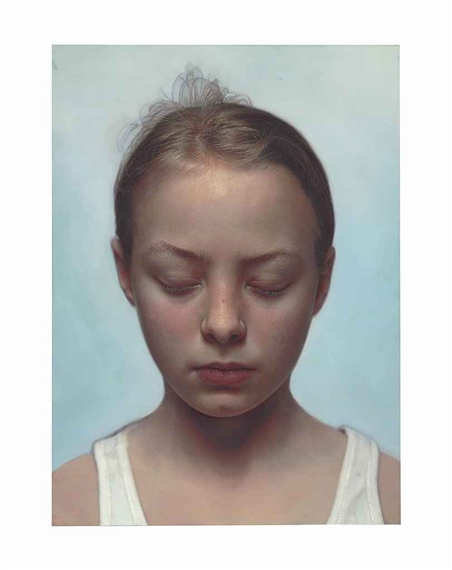 Gottfried Helnwein | HEAD OF A CHILD 23 (SUMMER) (2019) | MutualArt