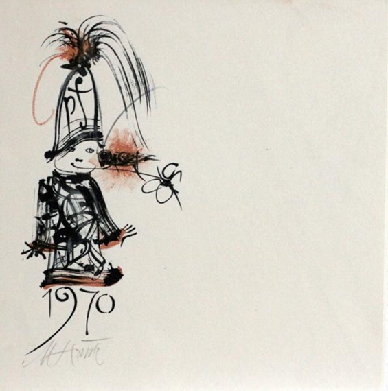 Boy in garb (PF 1970) by Mirko Hanák, 1969