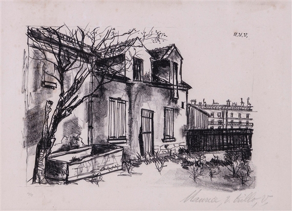 La Ferme Debray a Montmartre by Maurice Utrillo, 1924