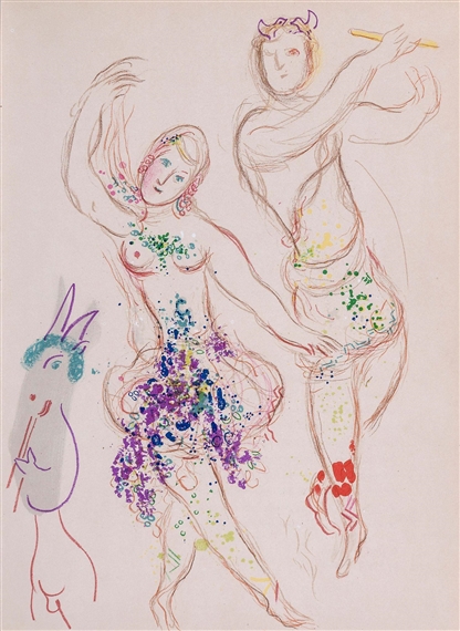 Marc Chagall | The Ballet (1969) | MutualArt
