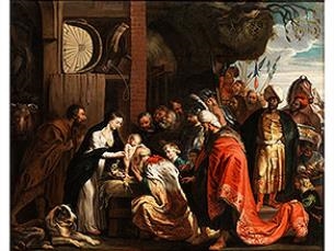 Anbetung Der Konige by Abraham van Diepenbeeck