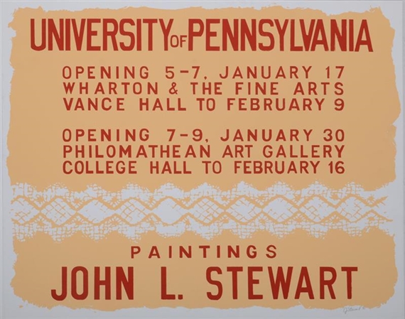 2 works; University of Pennsylvania Opening; and Untitled - John Stewart