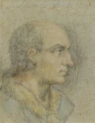 Portrait of a Man in Profile to the Right