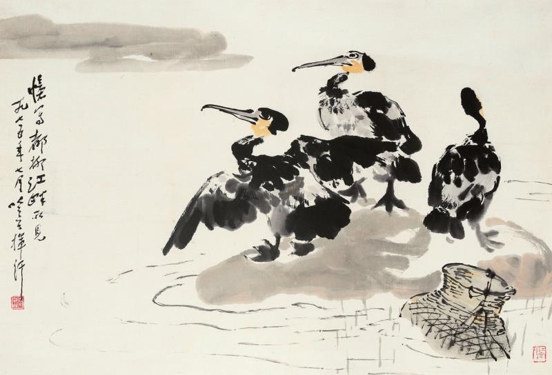 Artwork by Song Yinke, WATERFOWL