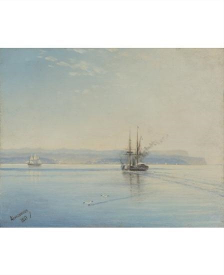 Steamer Returning Home by Ivan Aivazovsky, 1887