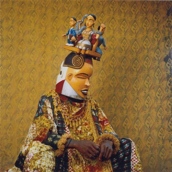 Mami Wata [Mask] [Masquerade Alok Village] Nigeria by Phyllis Galembo, 2004