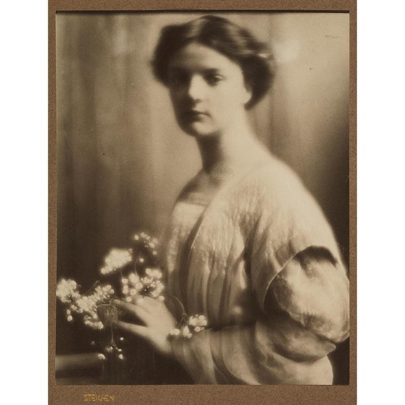 Edward Steichen Portrait of Agnes Ernst Meyer (1910 1915) MutualArt