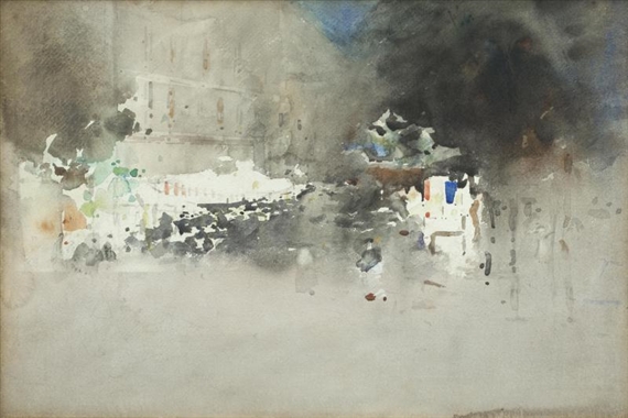 Street in Paris by Arthur Melville, 1889