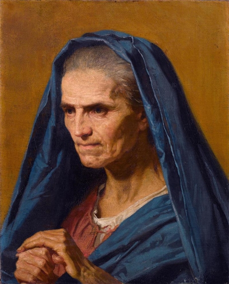 Bildnis einer alten Frau by Pierre Subleyras