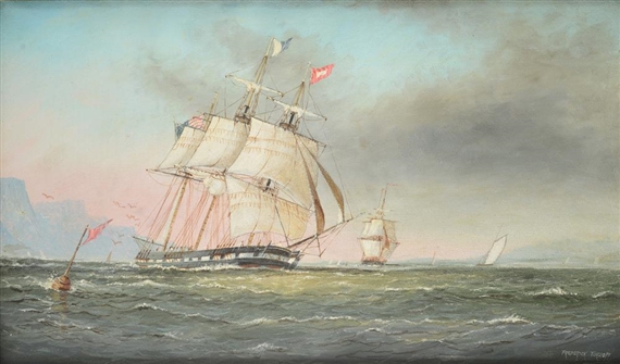 Breezy Day on the Hudson River by Fred Tordoff