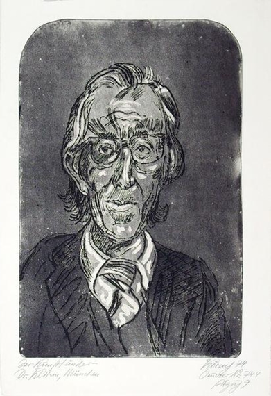 Der Kunsthändler Dr. Klihm, München by Hans Körnig, 1974