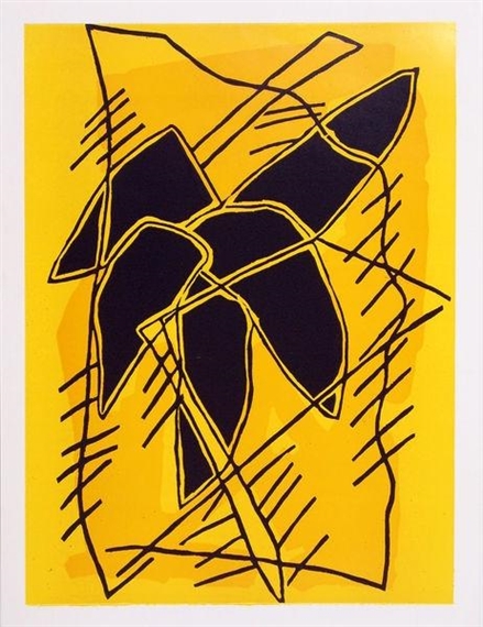 2 works: Ohne Titel (Werknr. 103); Ohne Titel (Werknr. 107) by Pidder Auberger, 1990
