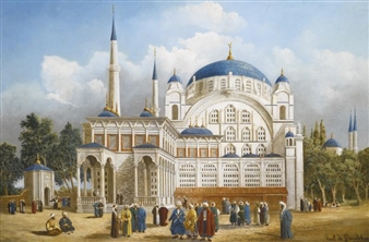 THE NUSRETIYE MOSQUE - Louis Emile Pinel de Grandchamp