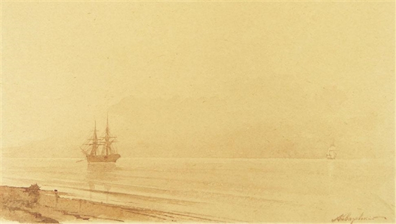 Paddle Steamer off the Coast by Ivan Aivazovsky