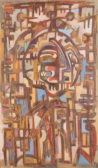 Composition by Mirko Basaldella, 1954