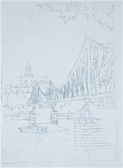 Konvolut bestehend aus 16 Bleistift- bzw - Peter Hahne