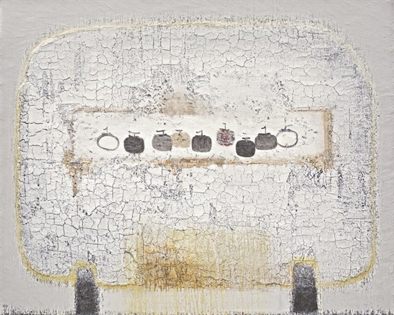 TABLE WITH PERSIMMONS by Lao Lian Ben, 2013