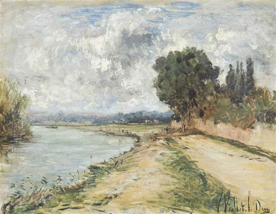 A riverside track by Victor Viollet-le-Duc