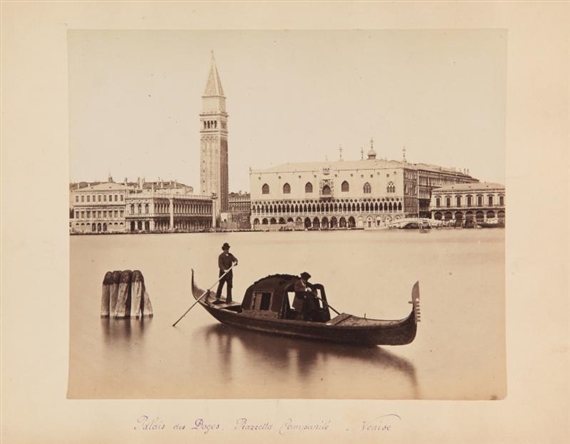 Piazzetta Venice Doges Palace Campanile by Carlo Naya