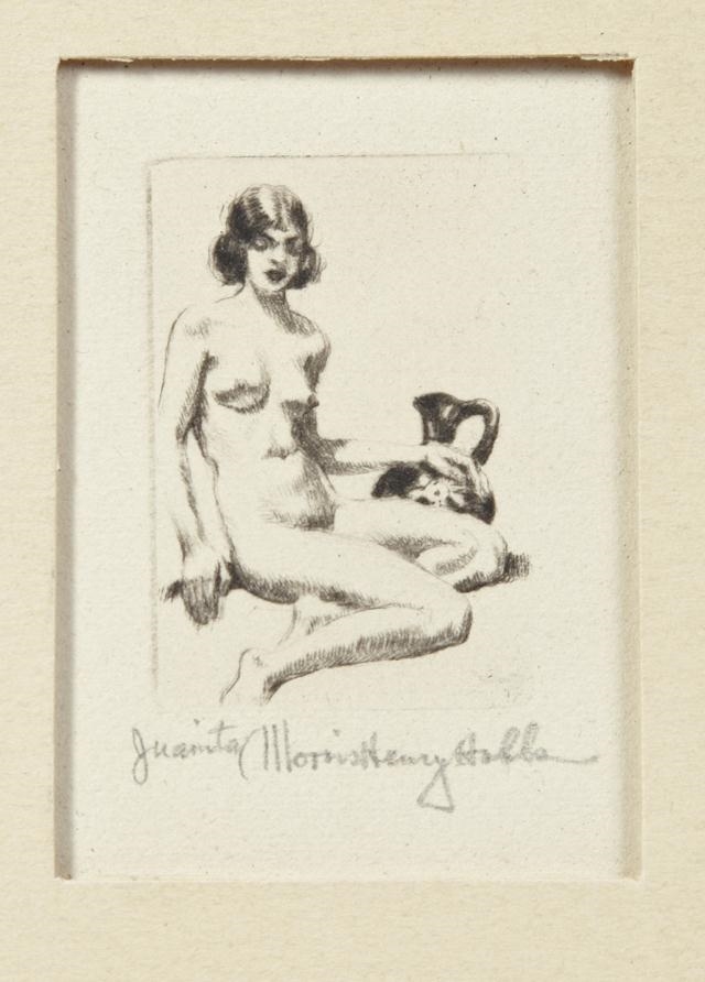 Artwork by Morris Henry Hobbs, Juanita, Made of etching