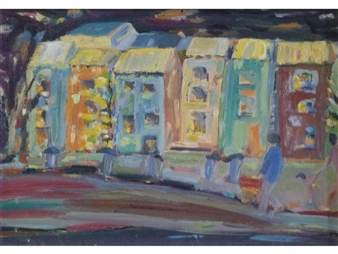 Decorated houses Hebden Bridge - Michelle Leigh