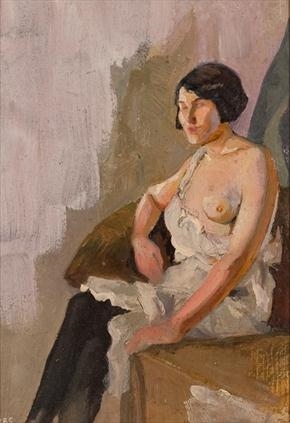 SEATED NUDE by John Bulloch Souter